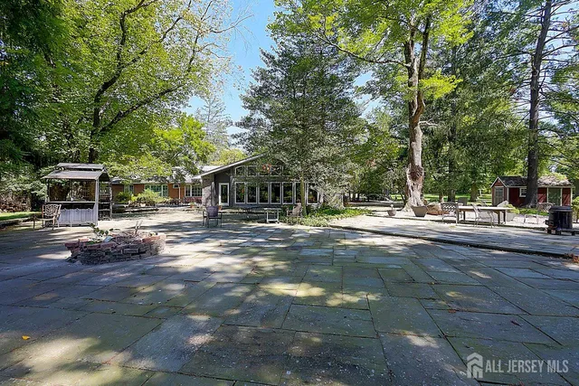 a view of road with trees