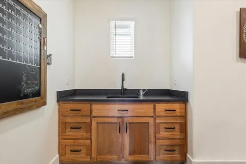 a close view of closet