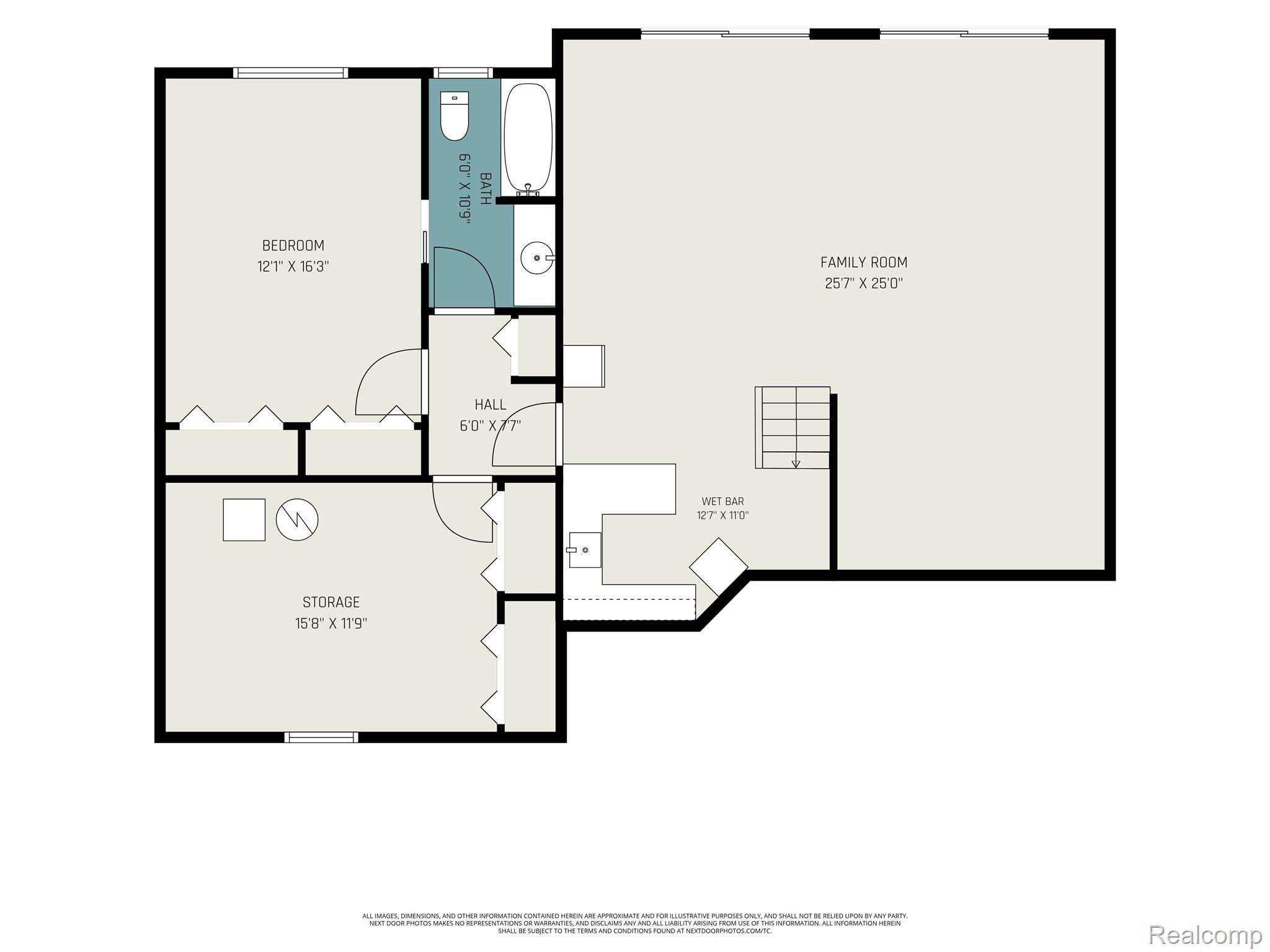 6638 Ridgeview Drive Clarkston, MI 48346 - Photo 28 of 28 lower level floorplan