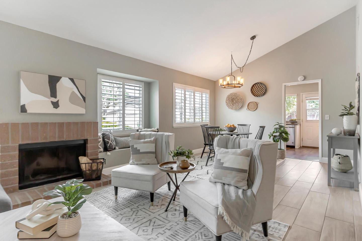 6609 Folklore Court San Jose, CA 95120 - Photo 2 of 21 a living room with furniture and a fireplace