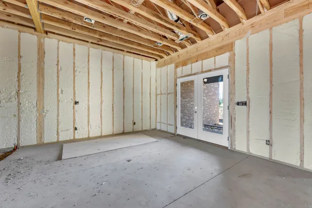 a view of an front door