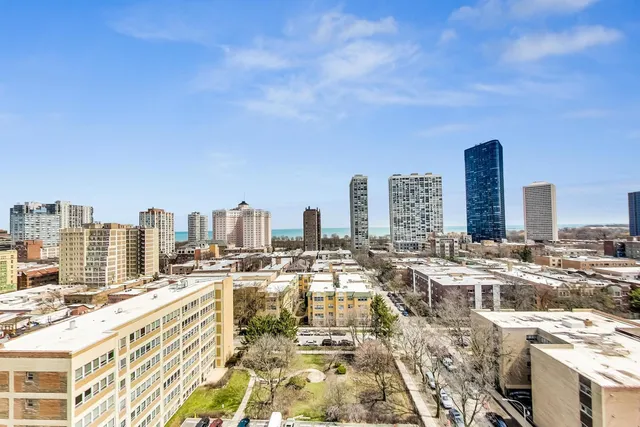 a view of a balcony with an outdoor space