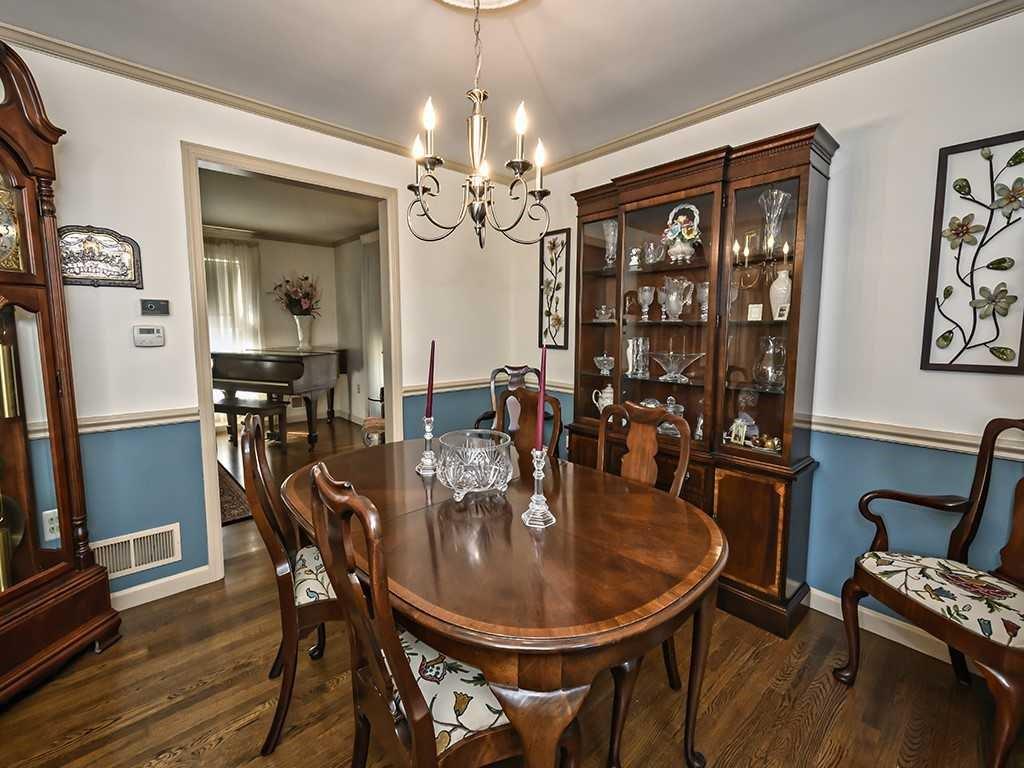 157 Topsfield Road Upper St. Clair, PA 15241 - Photo 8 of 21 Dining Room View 2. Chair rail.