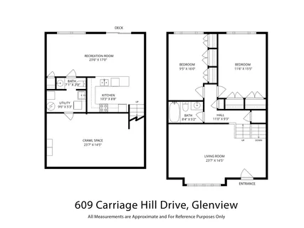$349,000 | 609 Carriage Hill Drive, Glenview, IL 60025