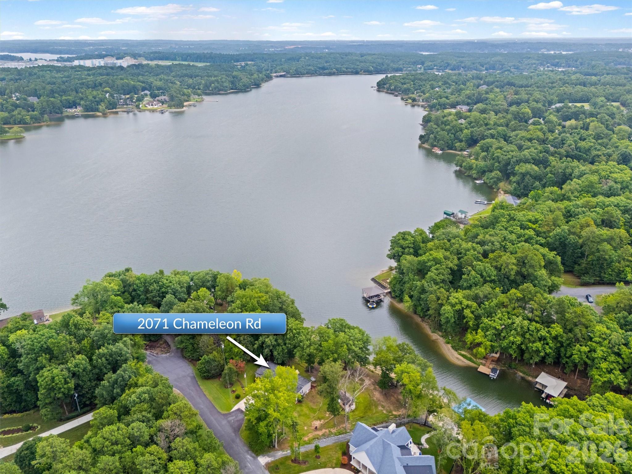 2071 Chameleon Road, Unit 156 York, SC 29745 - Photo 41 of 46 an aerial view of a city and lake view