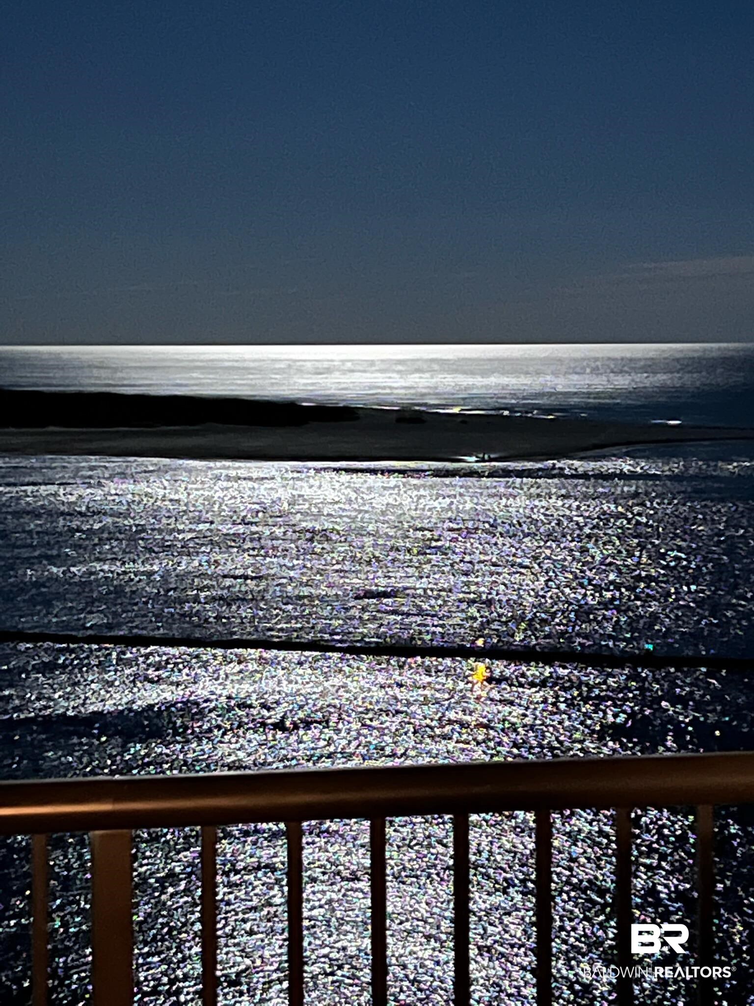 27284 Gulf Road, Unit 706 Orange Beach, AL 36561 - Photo 30 of 37 Full Moon Reflection - From the balcony of 706