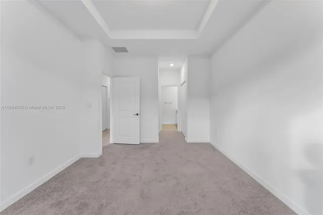 a view of an empty room