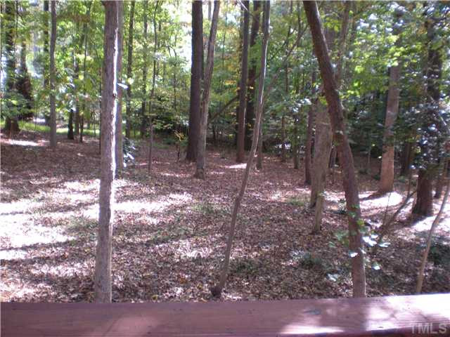 3417 Hackney Court Raleigh, NC 27613 - Photo 22 of 23 View of backyard area from deck. Such seclusion at home, but minutes away from shopping, restaurants, interstates, airport and more! Back Yard