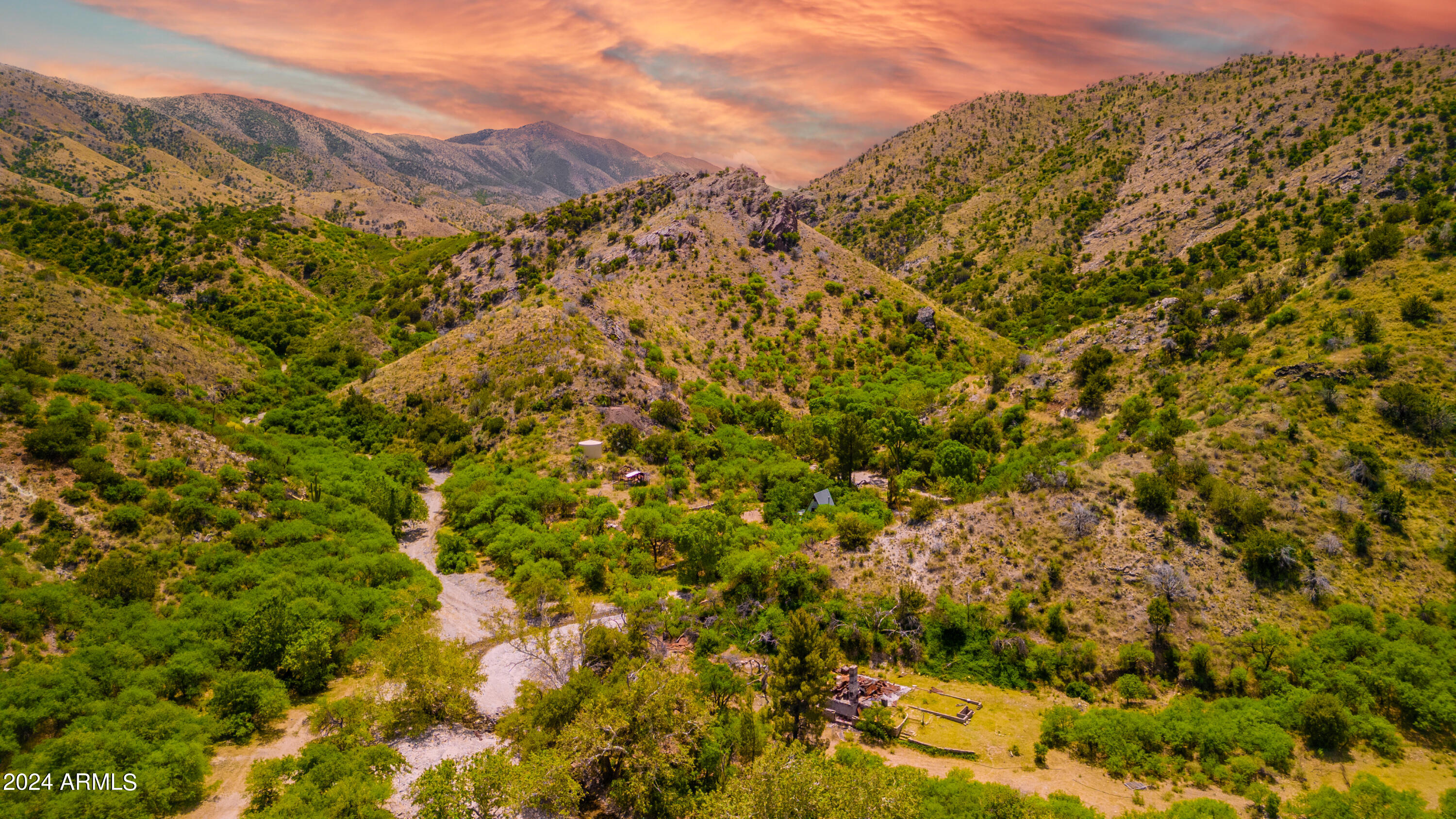 0 North Charleau Gap Road Oracle, AZ 85623 - Photo 15 of 15 a view of a forest with mountains in the background