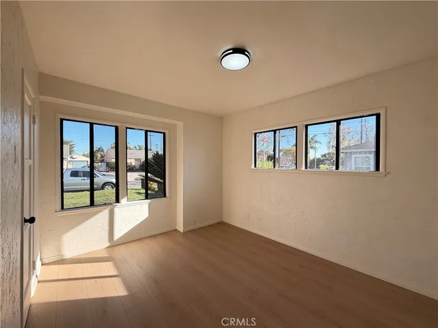 a view of a hallway with entryway