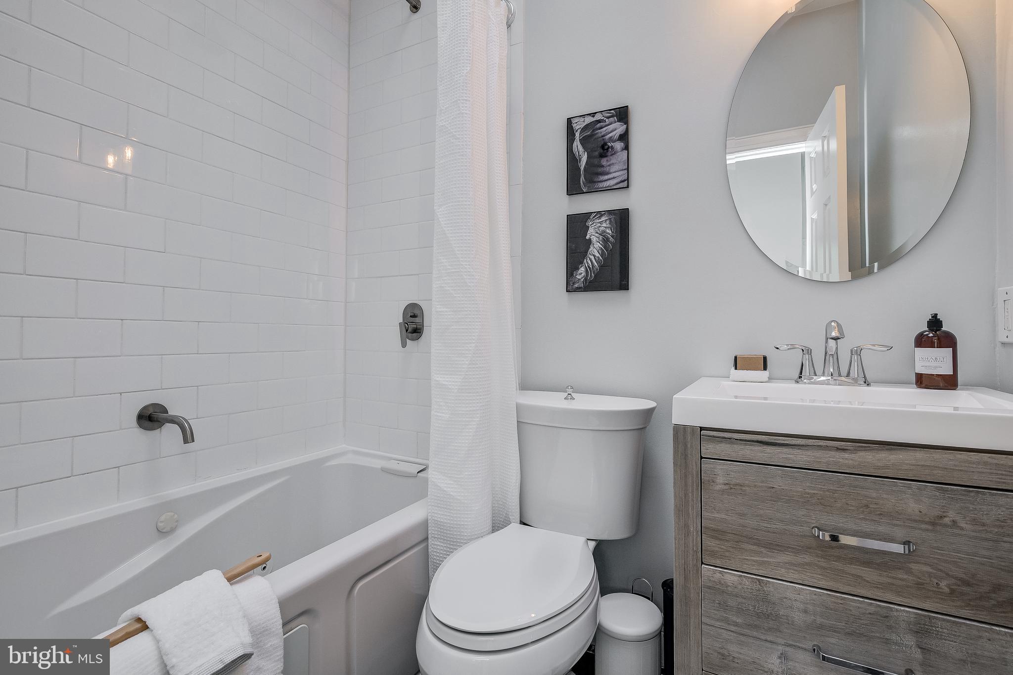 2017 Kalorama Road Northwest, Unit 4 Washington, DC 20009 - Photo 27 of 36 Renovated Primary Bathroom