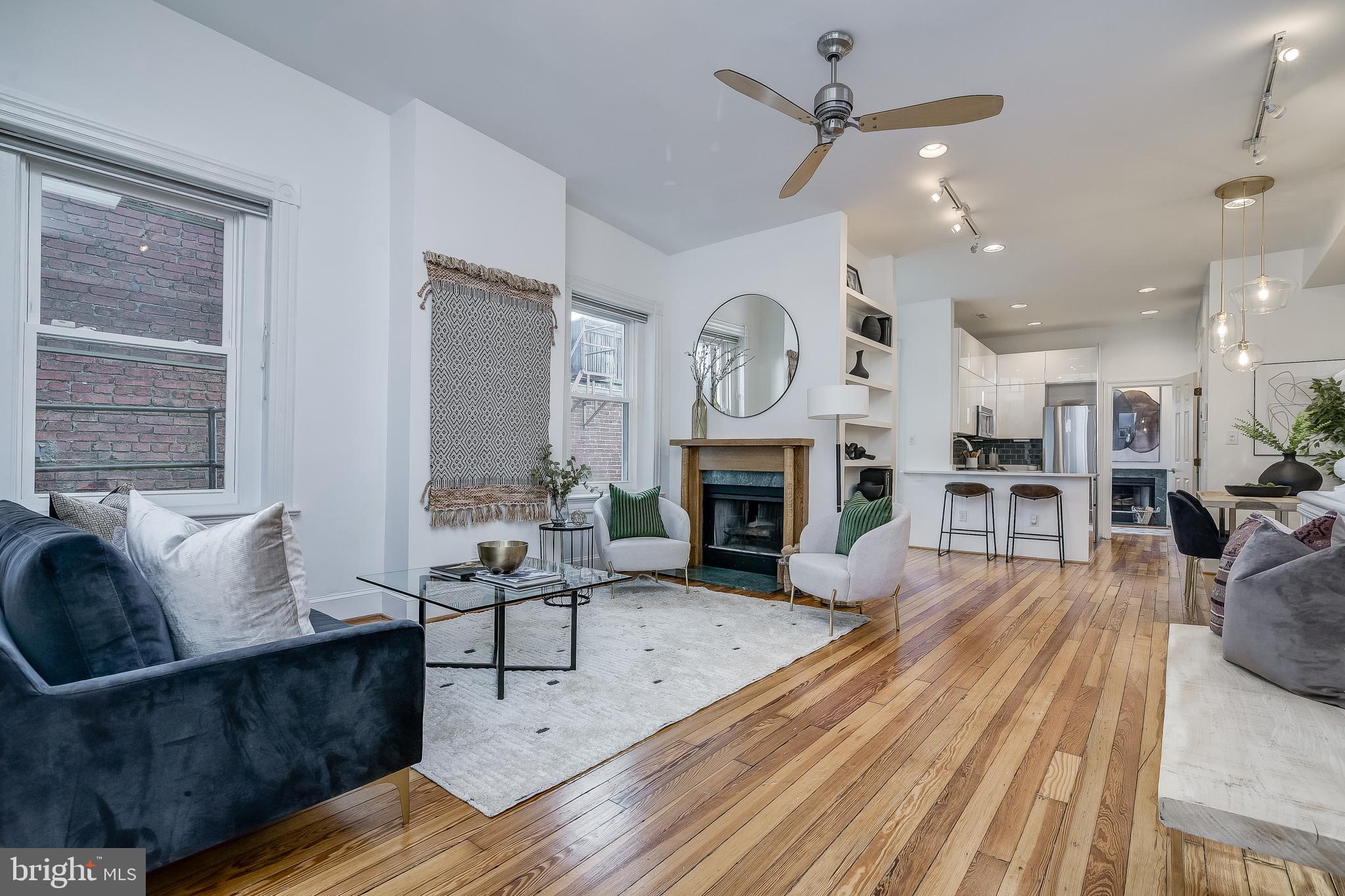 2017 Kalorama Road Northwest, Unit 4 Washington, DC 20009 - Photo 4 of 36 Open Living,Dining & Kitchen