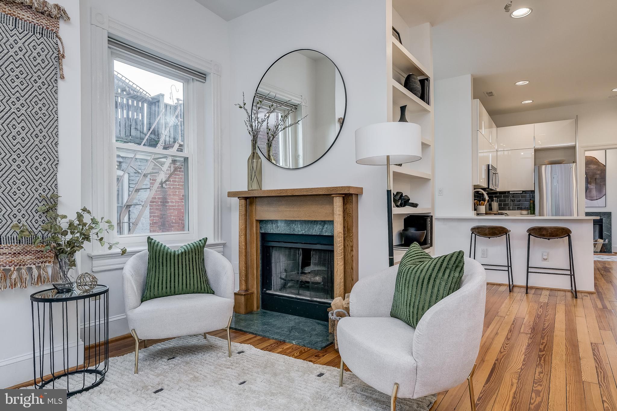 2017 Kalorama Road Northwest, Unit 4 Washington, DC 20009 - Photo 5 of 36 Wood-Burning Fireplace