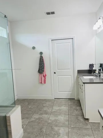 a room with a washer and dryer