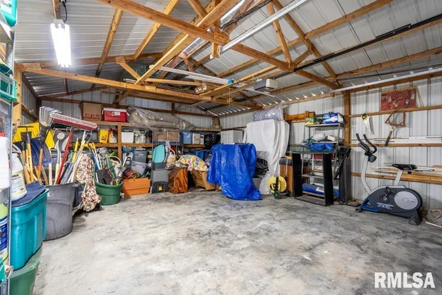 a view of a storage room with a lot of stuff