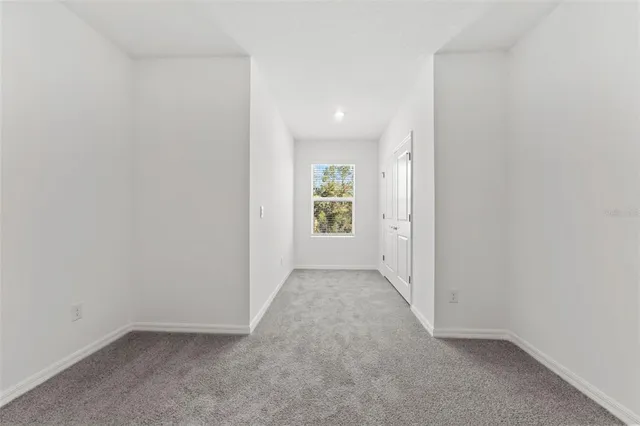 an empty room with a empty space