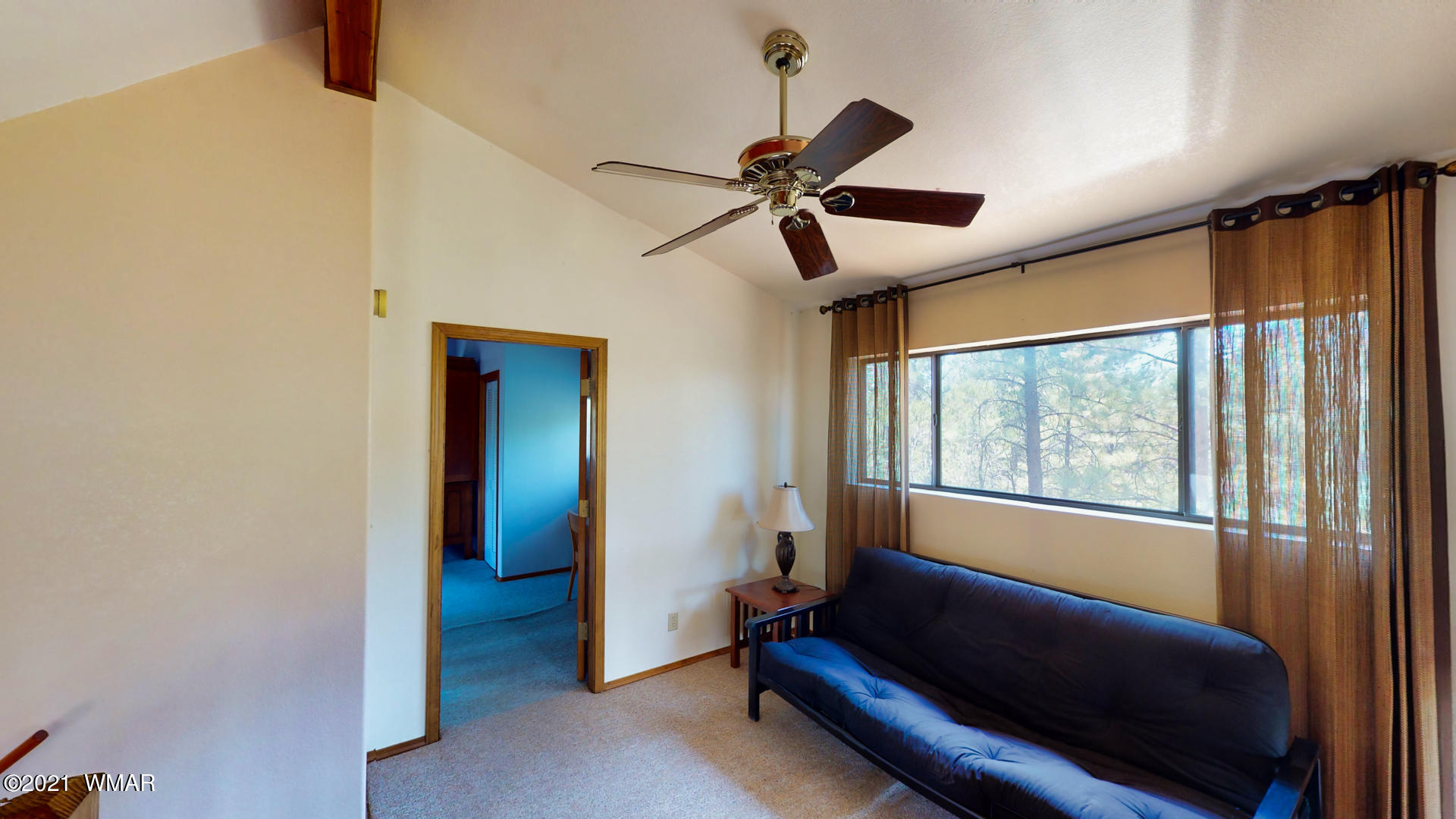 1910 Ridge Road Heber, AZ 85928 - Photo 34 of 39 a living room with furniture and a ceiling fan