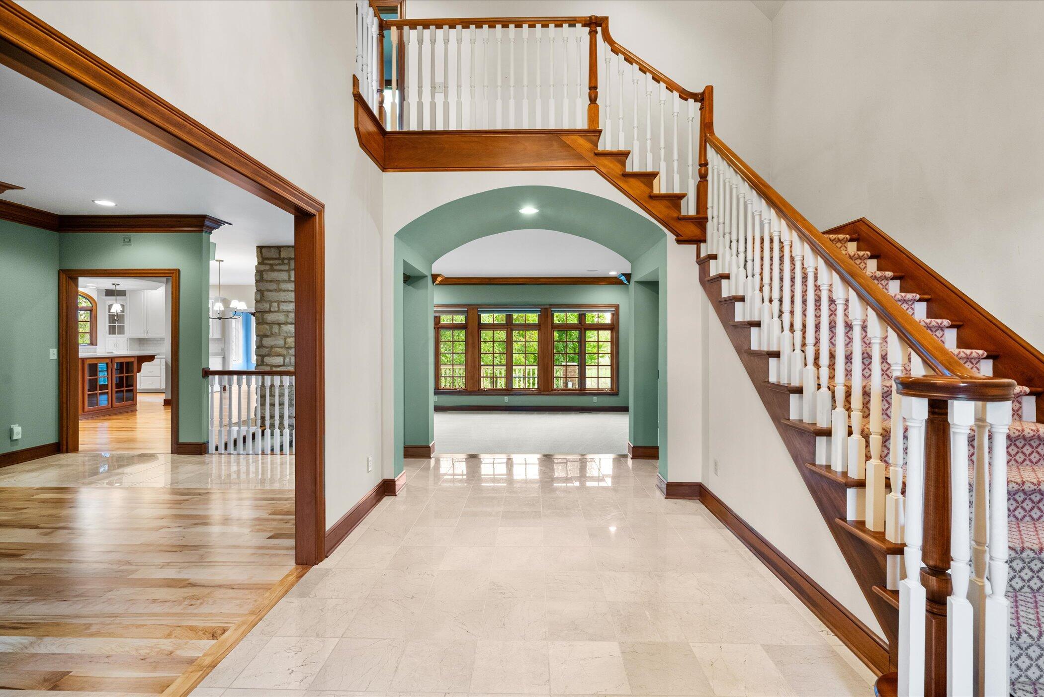 18261 Boerger Road Marysville, OH 43040 - Photo 7 of 94 Grand Entry - Two story foyer and Dining room to the right. Great Room straight ahead!