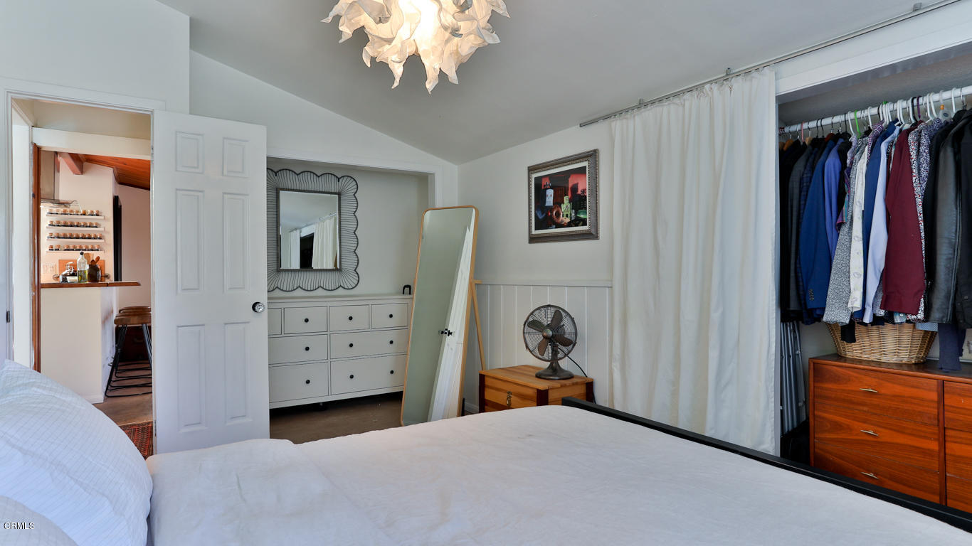 9525 Reverie Road Tujunga, CA 91042 - Photo 19 of 47 a bedroom with a bed and a view of bedroom