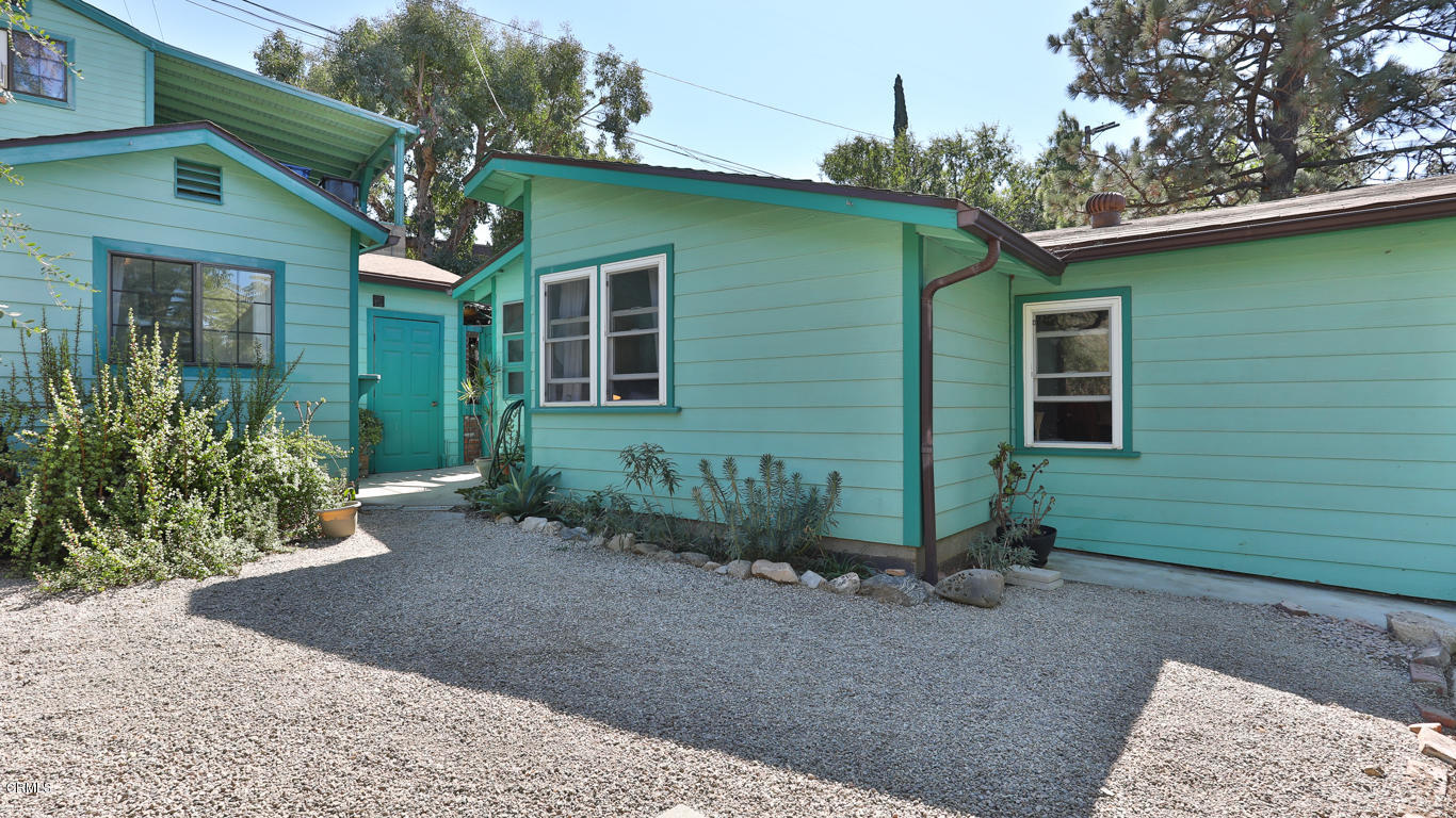9525 Reverie Road Tujunga, CA 91042 - Photo 38 of 47 a front view of a house with garden