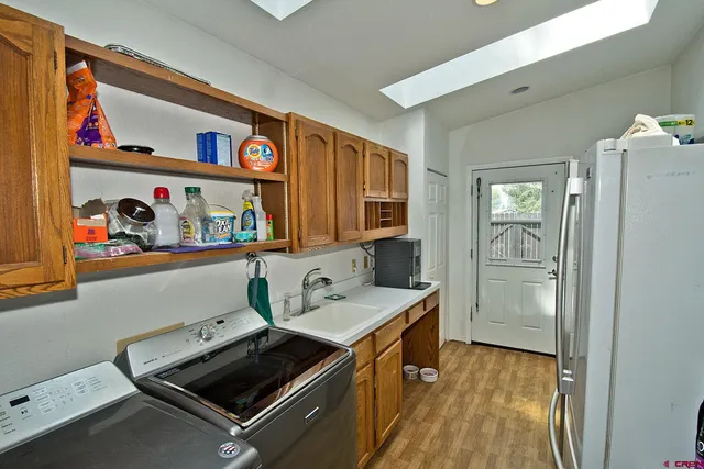 a room with storage and utility