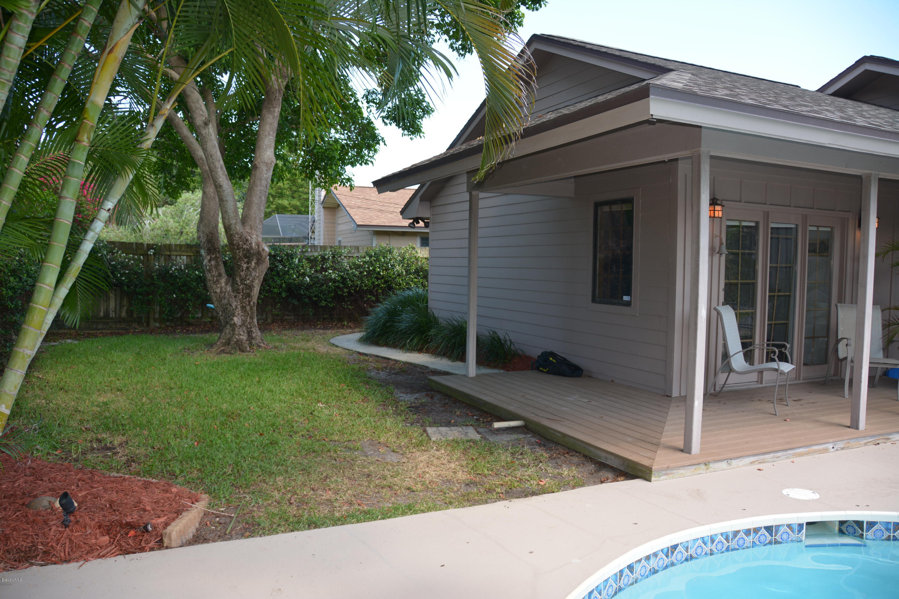 148 Sand Pine Road Indialantic, FL 32903 - Photo 23 of 46 Yard looking east