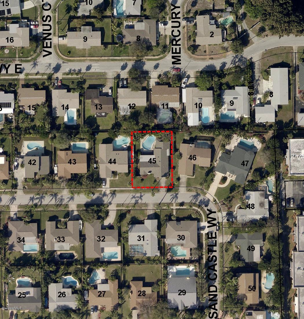 148 Sand Pine Road Indialantic, FL 32903 - Photo 33 of 46 Aerial View