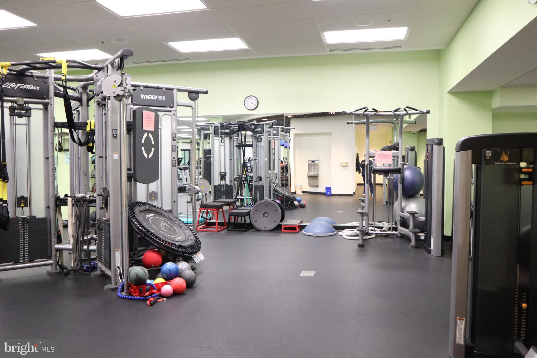 15107 Interlachen Drive, Unit 2119 Silver Spring, MD 20906 - Photo 39 of 53 a view of a room with gym equipment