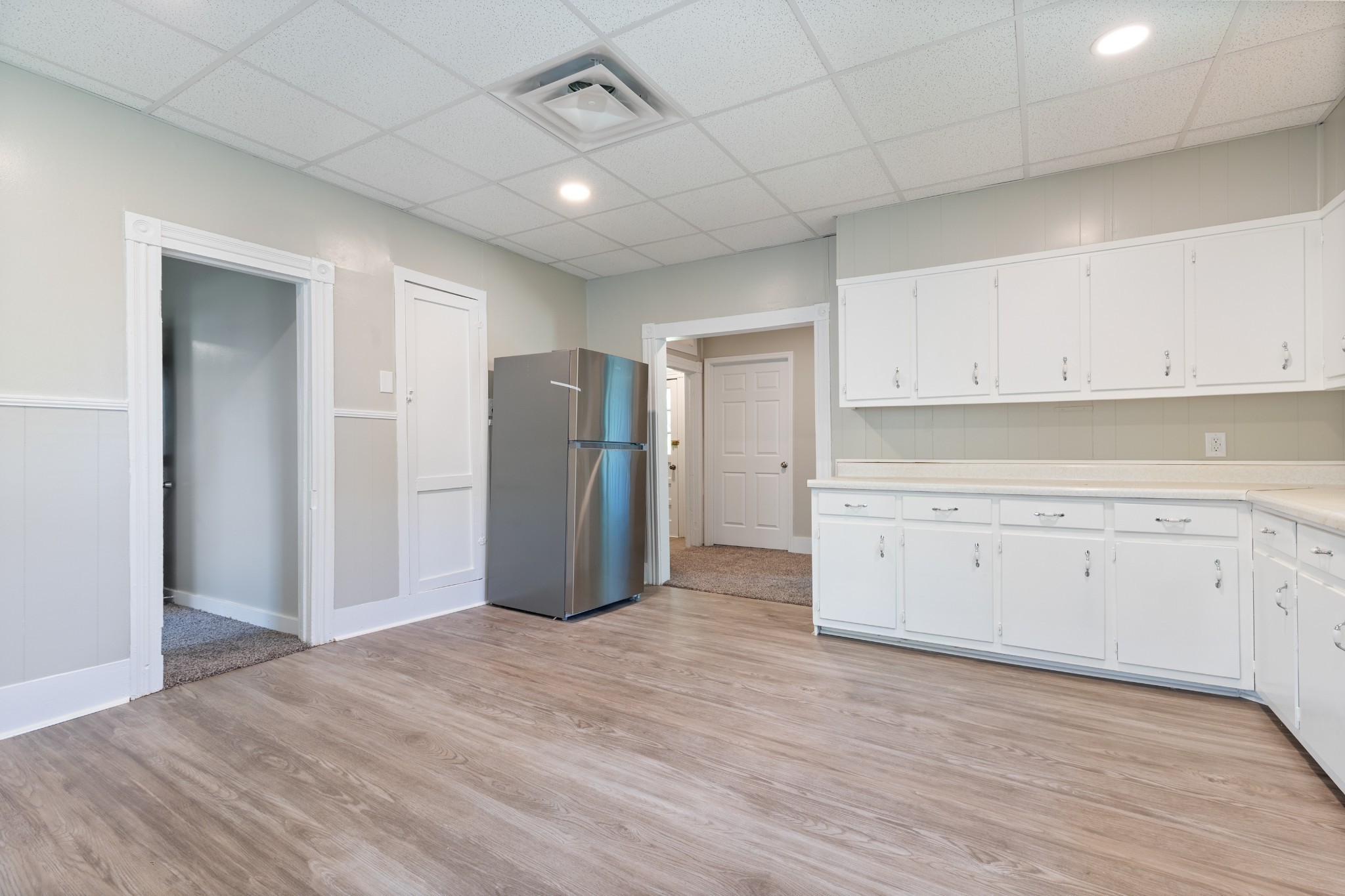 300 West Railroad Street Dickson, TN 37055 - Photo 21 of 58 a view of a kitchen with refrigerator and cabinet
