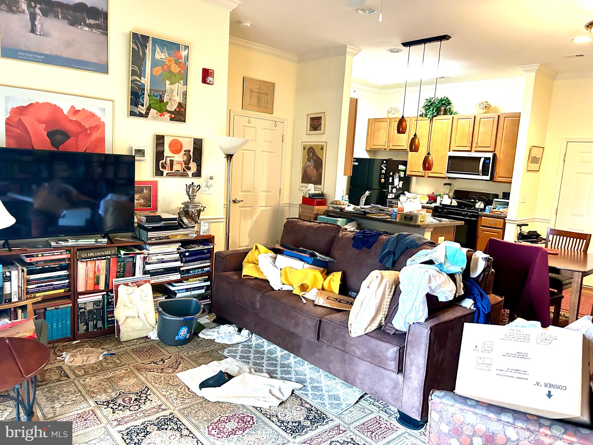 7320 Maple Avenue, Unit 231 Pennsauken, NJ 08109 - Photo 7 of 15 a living room with furniture and a fireplace
