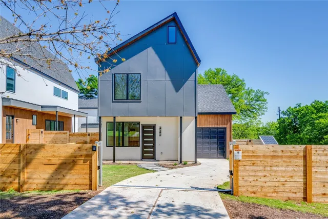 a view of a house with a patio
