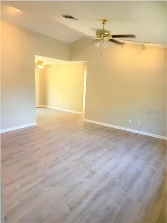 wooden floor in an empty room