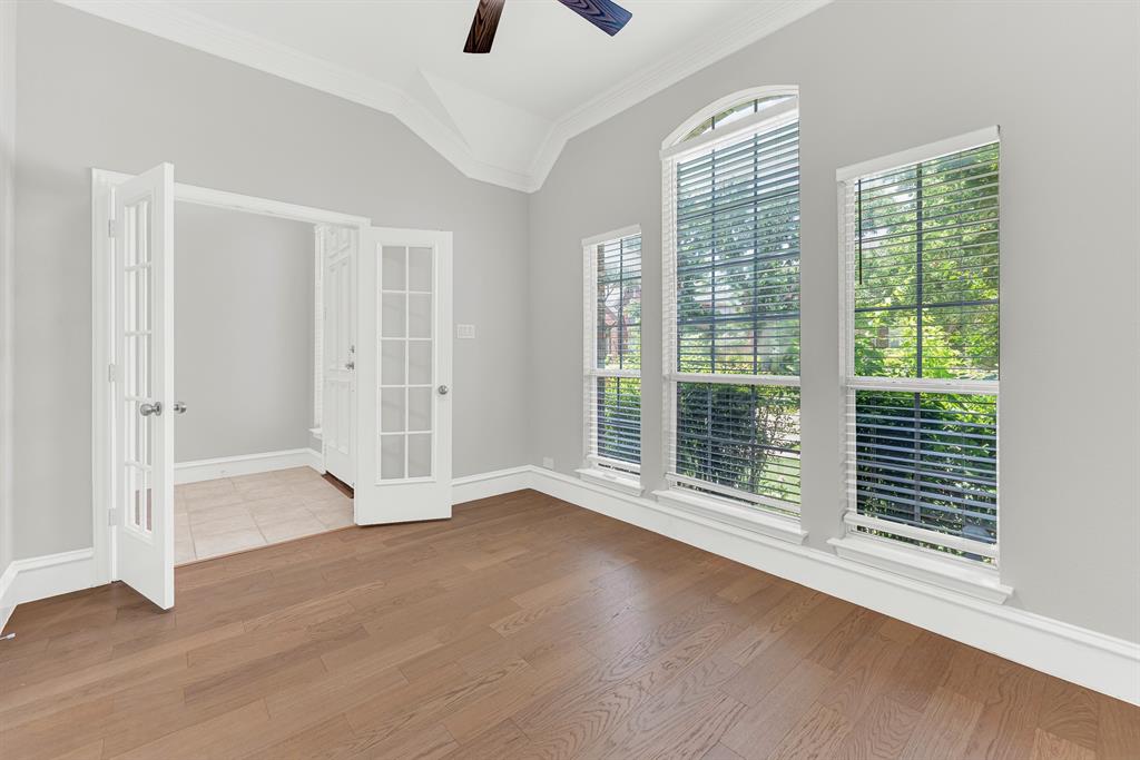 3500 Neiman Road Plano, TX 75025 - Photo 7 of 26 The office/front room has french doors as well for additional privacy, and large windows toward the front yard.