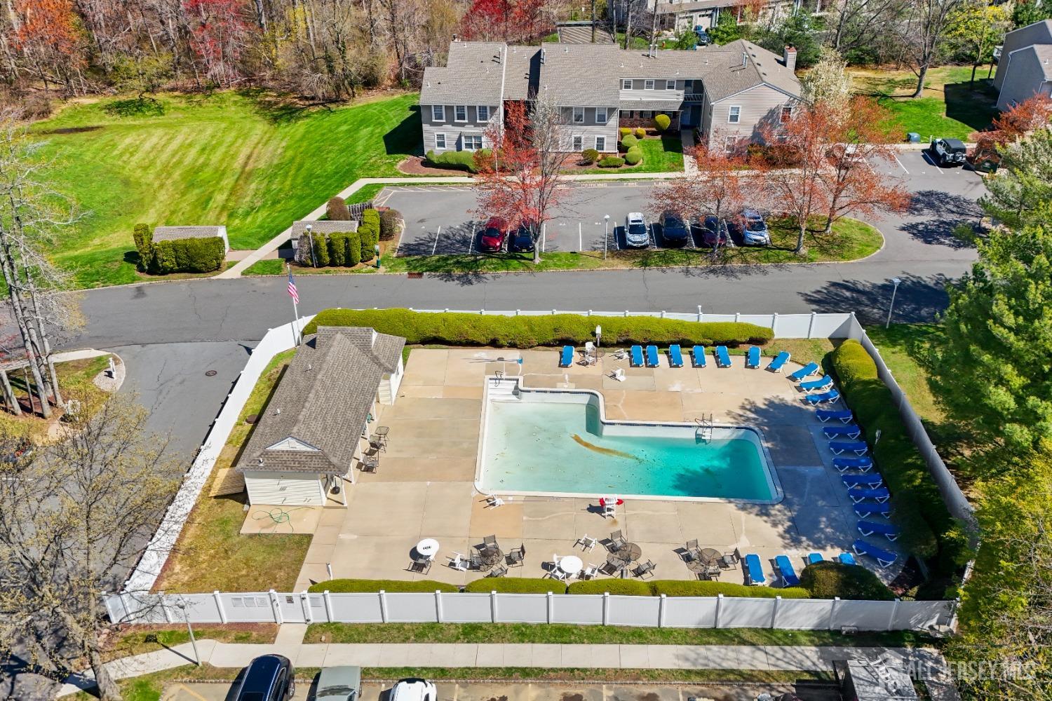 9 Lindsey Circle Old Bridge, NJ 08857 - Photo 22 of 23 an aerial view of a house with a garden and lake view