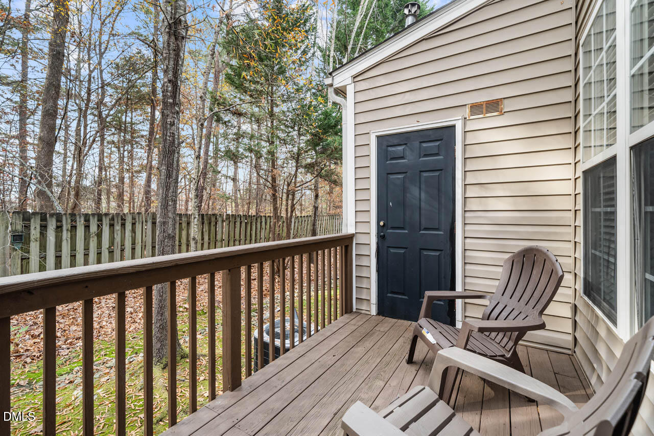 18 Scottish Lane Durham, NC 27707 - Photo 23 of 27 a view of balcony with furniture