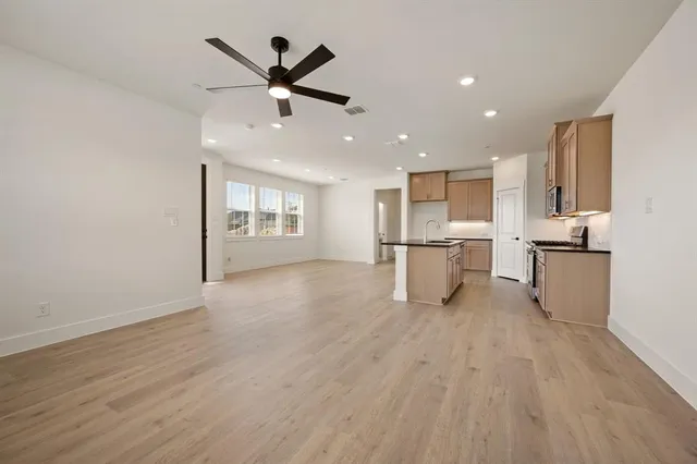 a view of a balcony with a sink