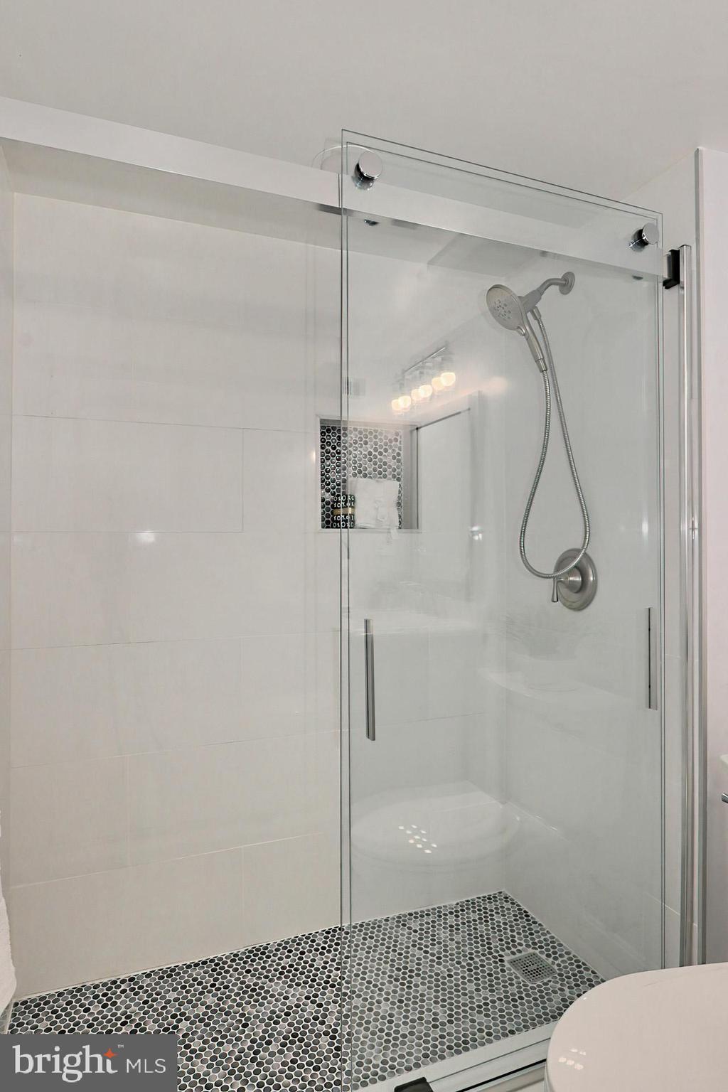 7007 Spur Road Springfield, VA 22153 - Photo 32 of 53 Barn style glass shower doors