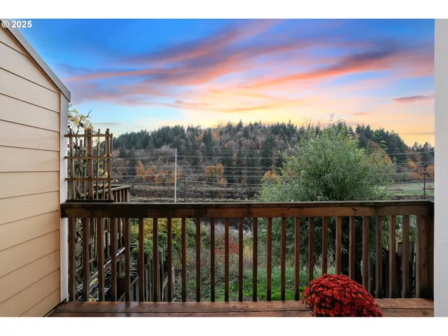 a view of balcony with outdoor space