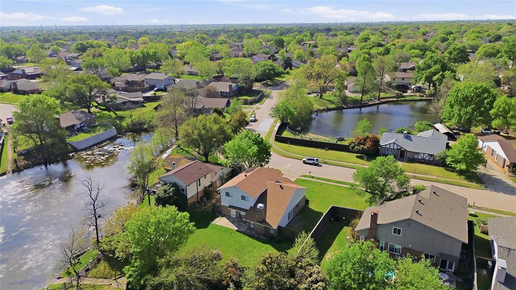 5514 Round Rock Road Garland, TX 75044 - Photo 33 of 37 an aerial view of a house with a garden