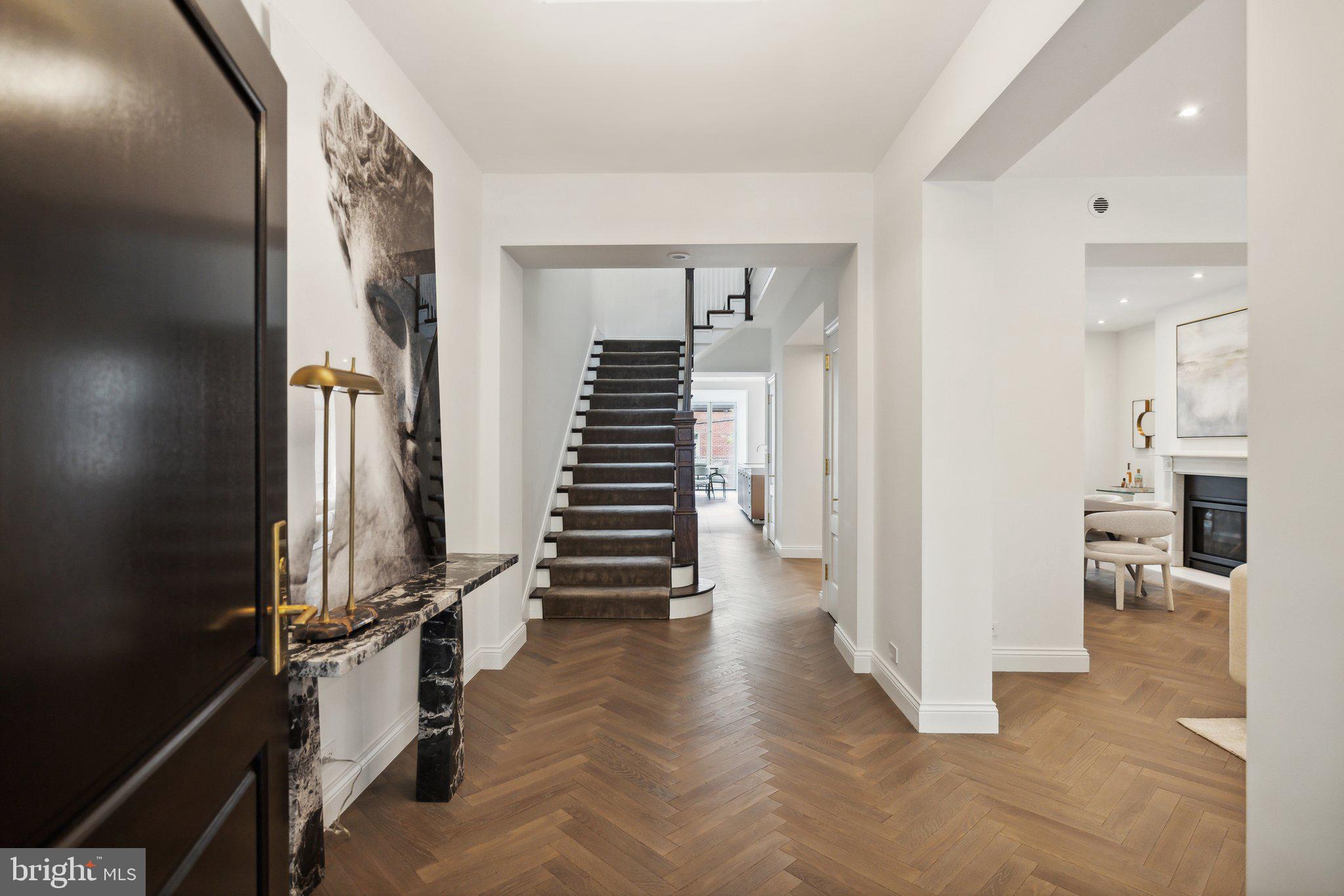 2120 Bancroft Place Northwest Washington, DC 20008 - Photo 2 of 30 wooden floor with a kitchen