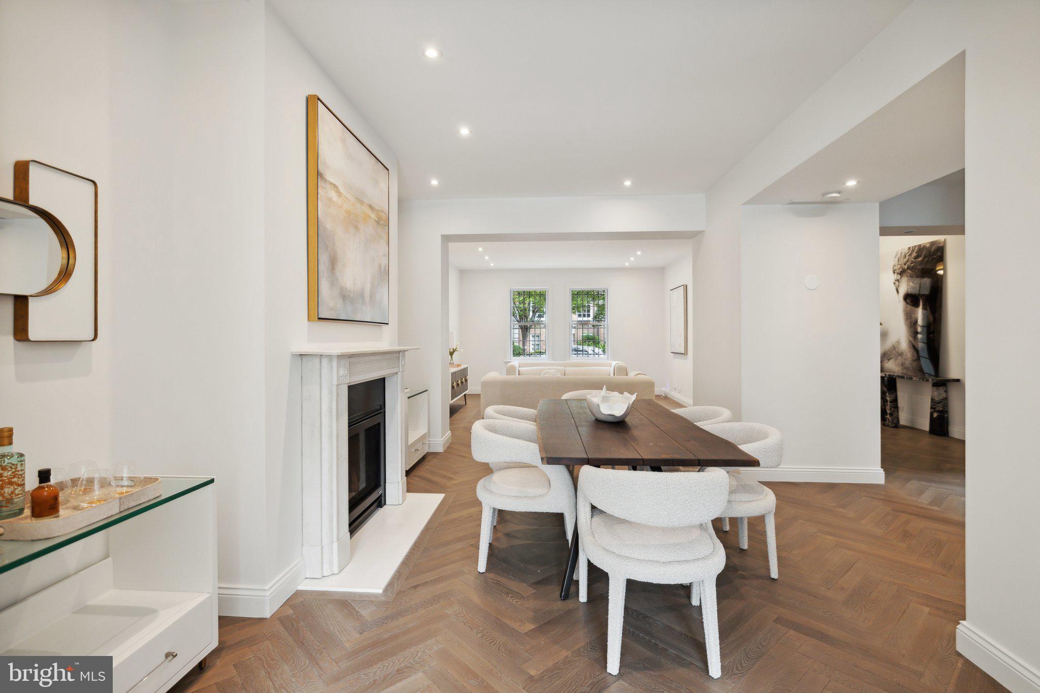 2120 Bancroft Place Northwest Washington, DC 20008 - Photo 5 of 30 a view of a dining room with furniture and wooden floor