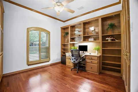 a room with furniture and a window