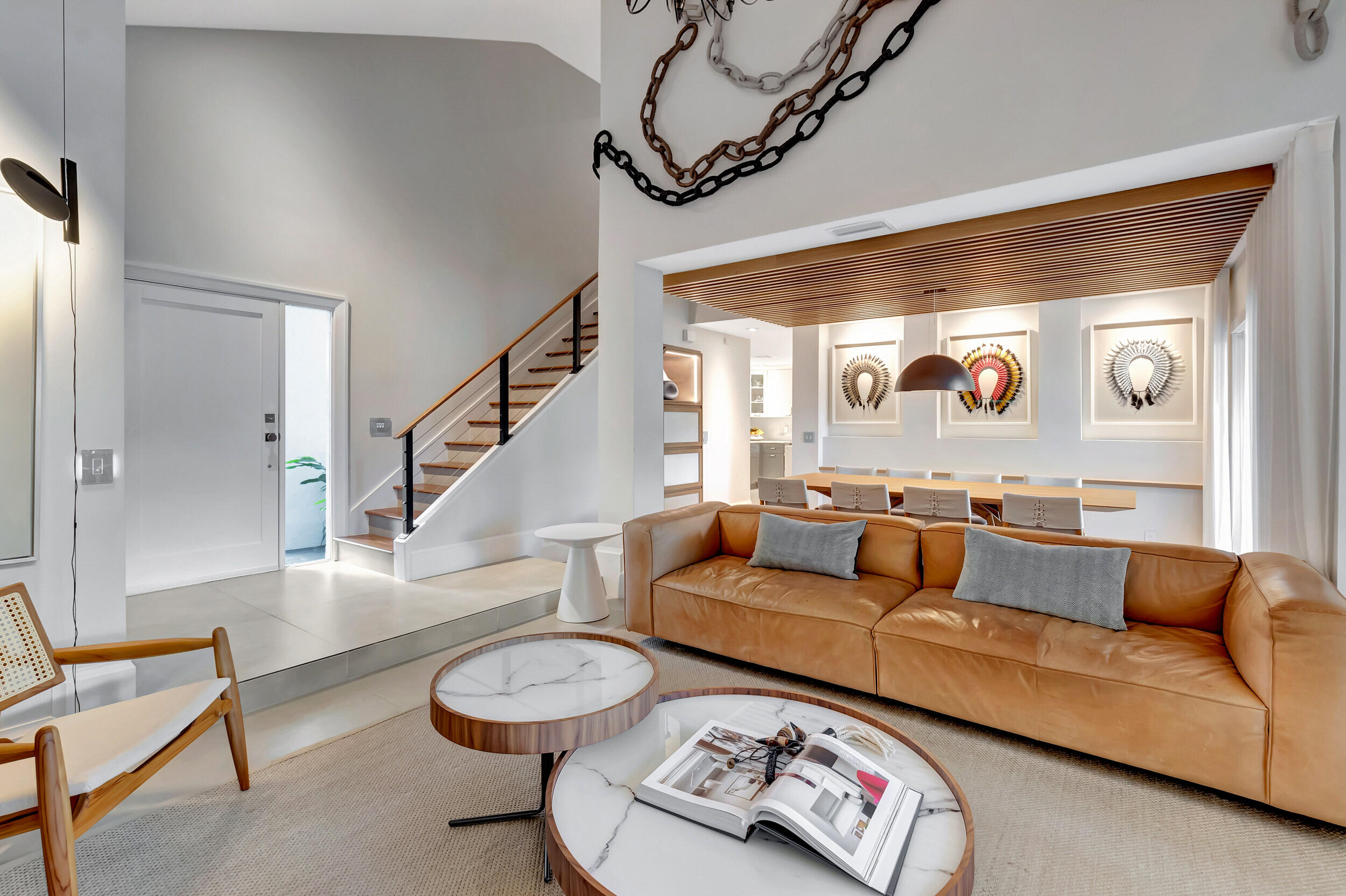 5254 Northwest 22nd Avenue Boca Raton, FL 33496 - Photo 4 of 50 a living room with furniture and a large window