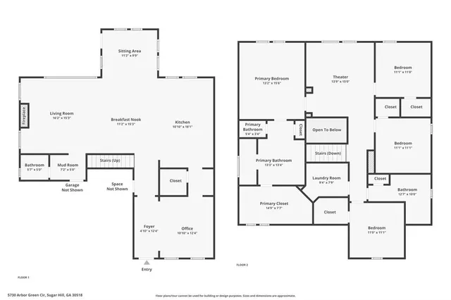 a bedroom with a bed and a fireplace