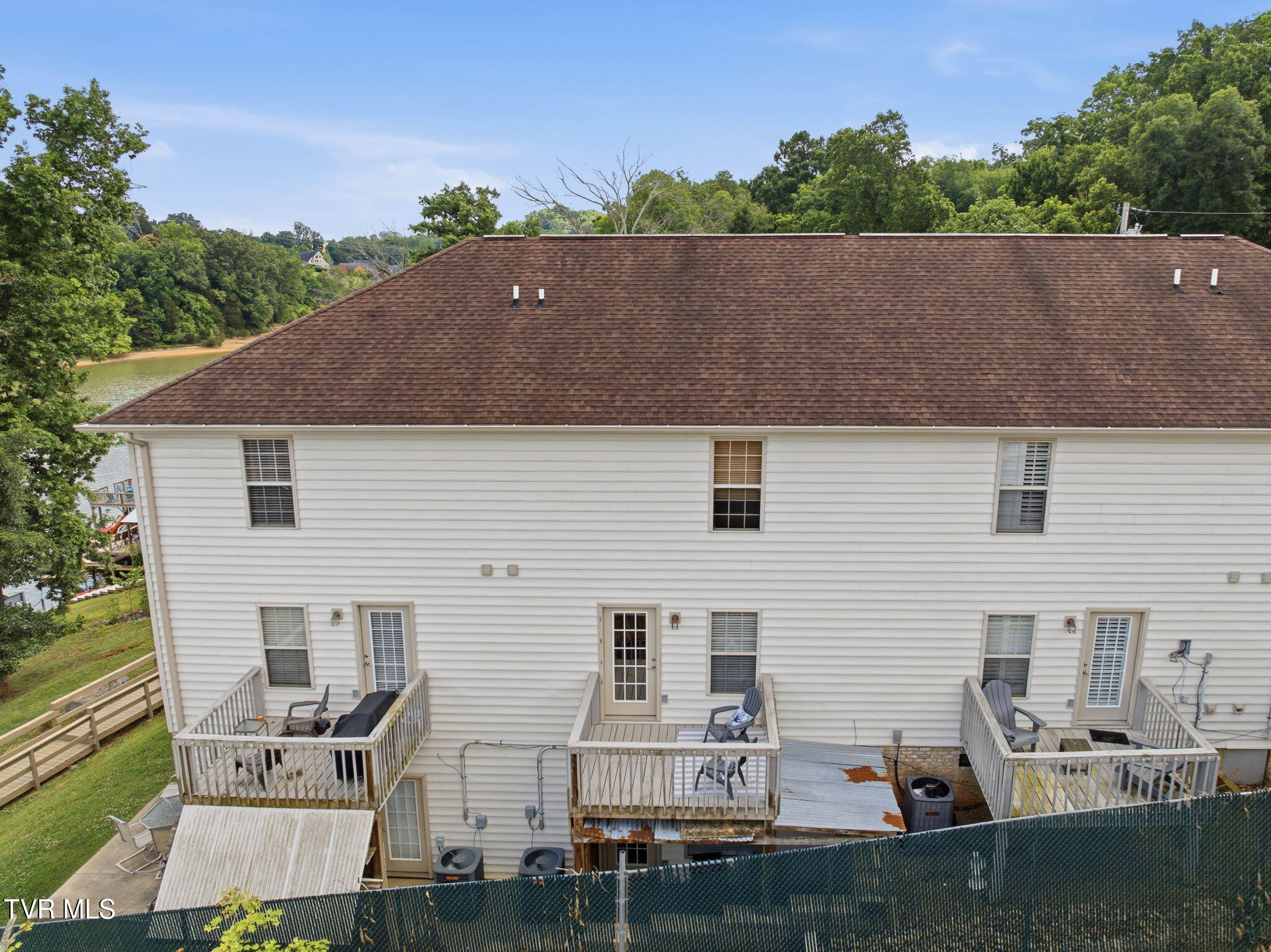 563 Boring Chapel Road, Unit 2 Johnson City, TN 37615 - Photo 14 of 37 Back Deck with Lake Views