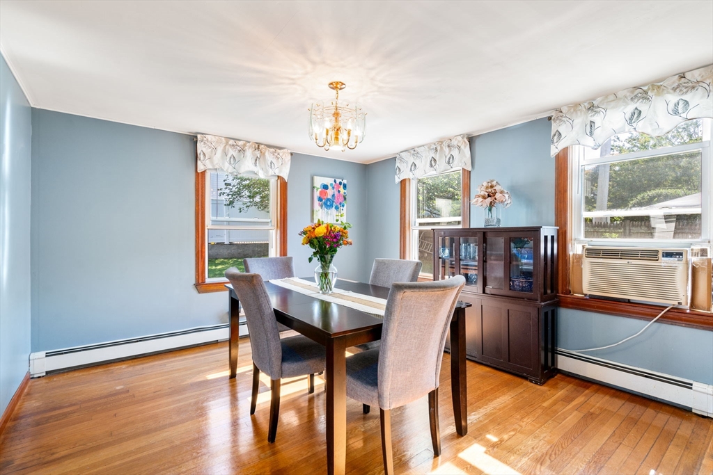 87 Waldeck Road Milton, MA 02186 - Photo 6 of 21 a view of a dining room with furniture window and wooden floor
