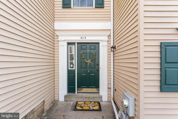 a view of a entryway of the house