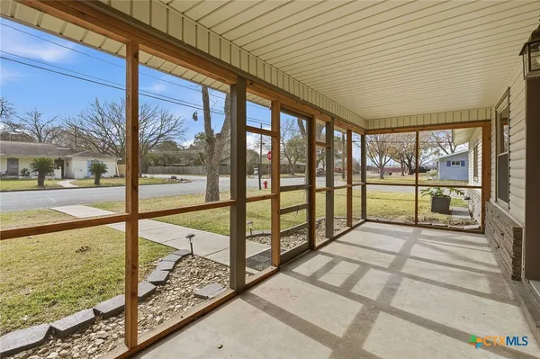 a view of a room with window