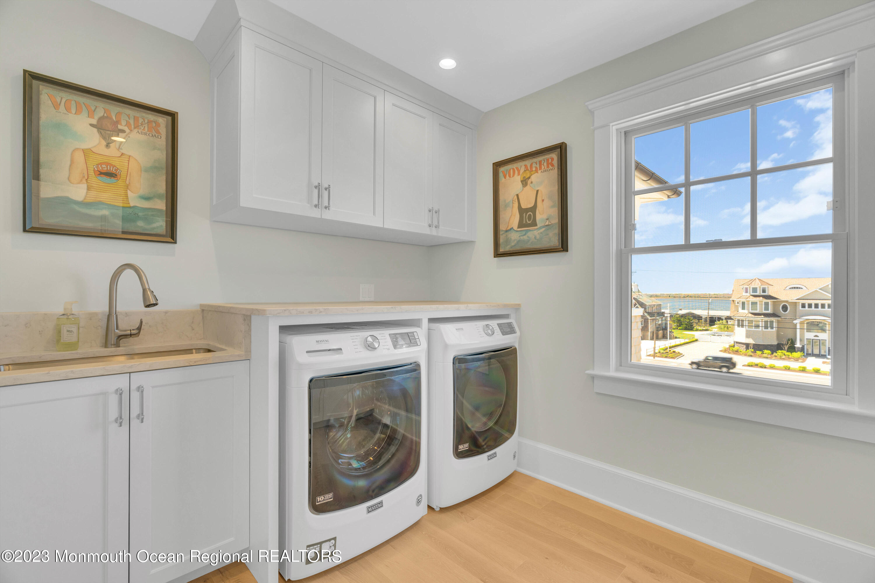 1407 Ocean Avenue Mantoloking, NJ 08738 - Photo 30 of 41 a utility room with dryer and washer