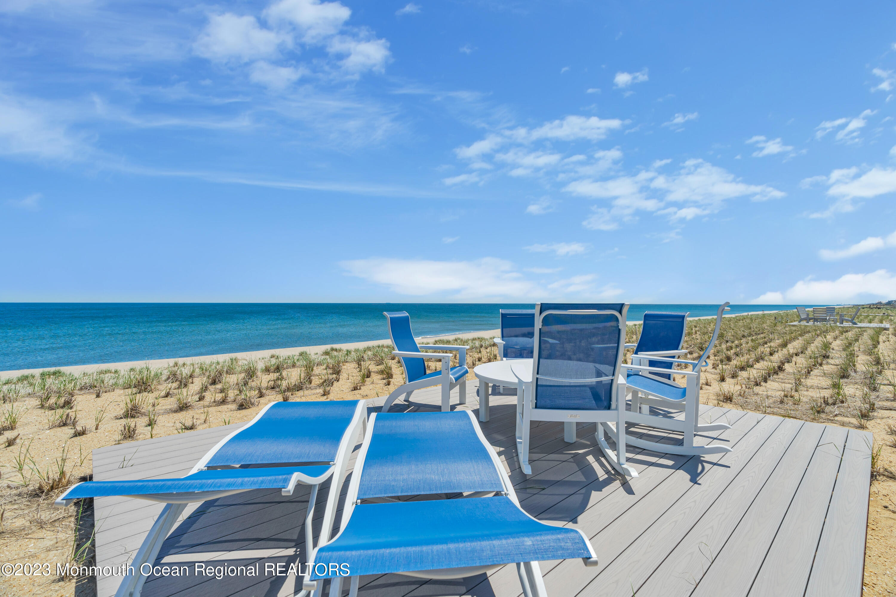 1407 Ocean Avenue Mantoloking, NJ 08738 - Photo 39 of 41 a view of roof deck with patio